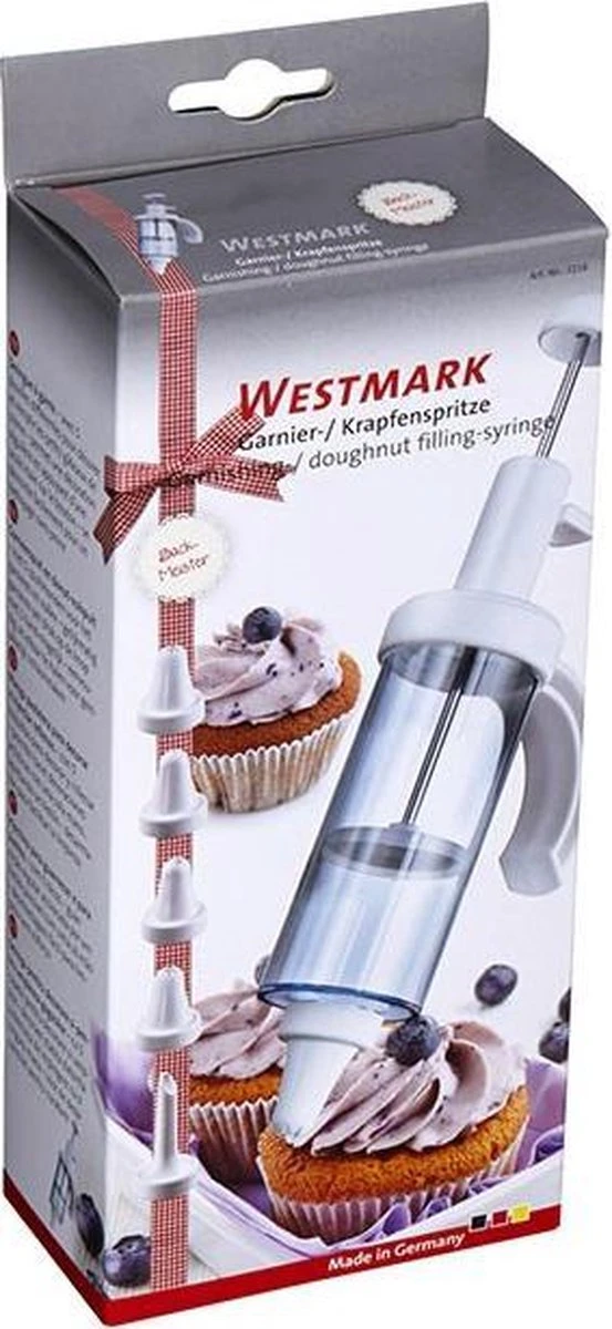 Westmark Garneerspuit - 18 Cl - 6-delig - Wit 7 Westmark Garneerspuit - 18 Cl - 6-delig - Wit - Afbeelding 5