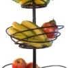 Chefs Cuisine Fruitmand - Fruit Mand - Fruit Etagère - Fruitmand 3 Lagen – Fruitschaal - Fruitmand 2 Lagen - Aanrecht Organiser - Zwart Roestvrij Staal - Geschenkset – Geschenkset Vrouwen – Kerstcadeau – Kerstcadeau Vrouwen -KitchenAids Winkel 589x1200 1