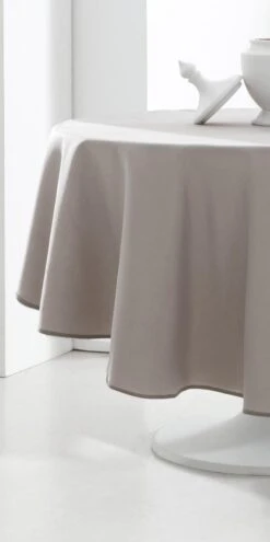 Today Rond Tafelkleed - Ø180cm - Polyester - Beige -KitchenAids Winkel 599x1200