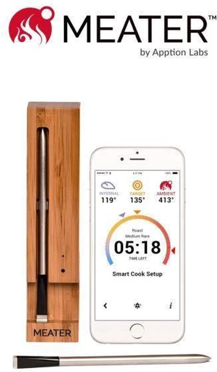 Meater Plus Draadloze Thermometer - Keukenthermometer 10 Meater Plus Draadloze Thermometer - Keukenthermometer - Afbeelding 8