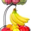 Fruitmand – Fruitschaal – Fruitmand Zwart – Etagere 2 Lagen – Aanrecht Organiser – Zwart 2 Fruitmand – Fruitschaal – Fruitmand Zwart – Etagere 2 Lagen – Aanrecht Organiser – Zwart -KitchenAids Winkel 709x1200