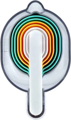 Alpina Maatbeker Set 9-delig Tot 1 Liter (Inclusief Trechter En Roerstaaf) - Measuring Cups & Spoons - Stapelbaar - Modern Design -KitchenAids Winkel 711x1200