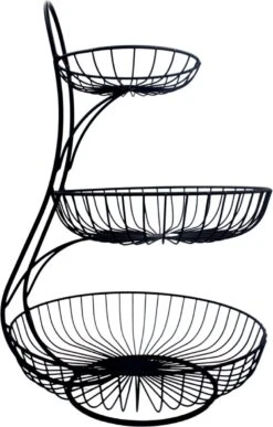 YNONA Fruitschaal - 3 Laags - Zwart - Fruitmand - Fruitmand Metaal - Etagère - Decoratie Schaal 25 YNONA Fruitschaal - 3 Laags - Zwart - Fruitmand - Fruitmand Metaal - Etagère - Decoratie Schaal -KitchenAids Winkel 765x1200