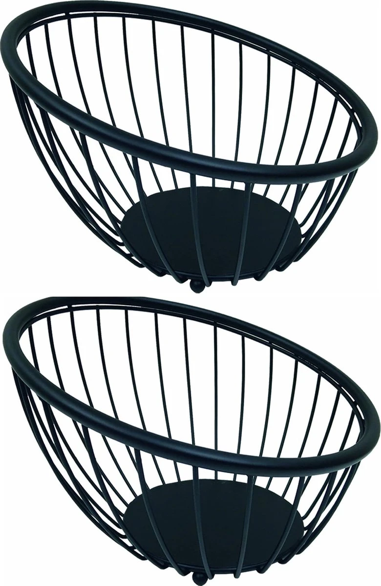 Artex Black Globe Fruitschaal - Ø 25 Cm - Zwart 5 Artex Black Globe Fruitschaal - Ø 25 Cm - Zwart - Afbeelding 3