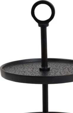 Light & Living Etagère Lutek - Zwart - 2 Laags -KitchenAids Winkel 780x1200