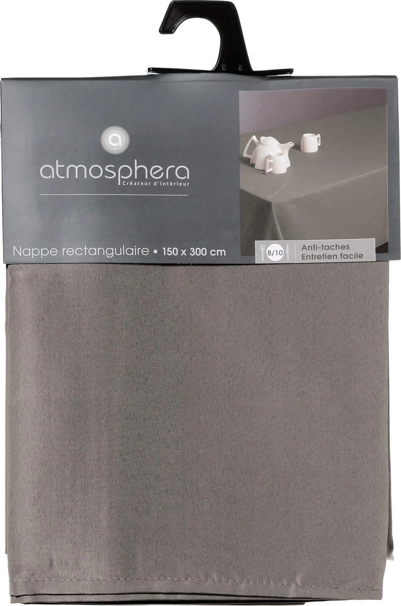 Tafelkleed Taupe Anti Vlek - 150 X 300 Cm - Anti Vlekken _ Tafellaken 4 Tafelkleed Taupe Anti Vlek - 150 X 300 Cm - Anti Vlekken _ Tafellaken - Afbeelding 2