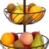 Dubbele Etagere Fruitschaal/fruitmand Rond Zwart Metaal 27 X 39 Cm 1 Dubbele Etagere Fruitschaal/fruitmand Rond Zwart Metaal 27 X 39 Cm -KitchenAids Winkel 825x1200 1