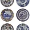 Onderzetters, Set Van 6, Delfts Blauwe Borden, Rijksmuseum -KitchenAids Winkel 829x1200