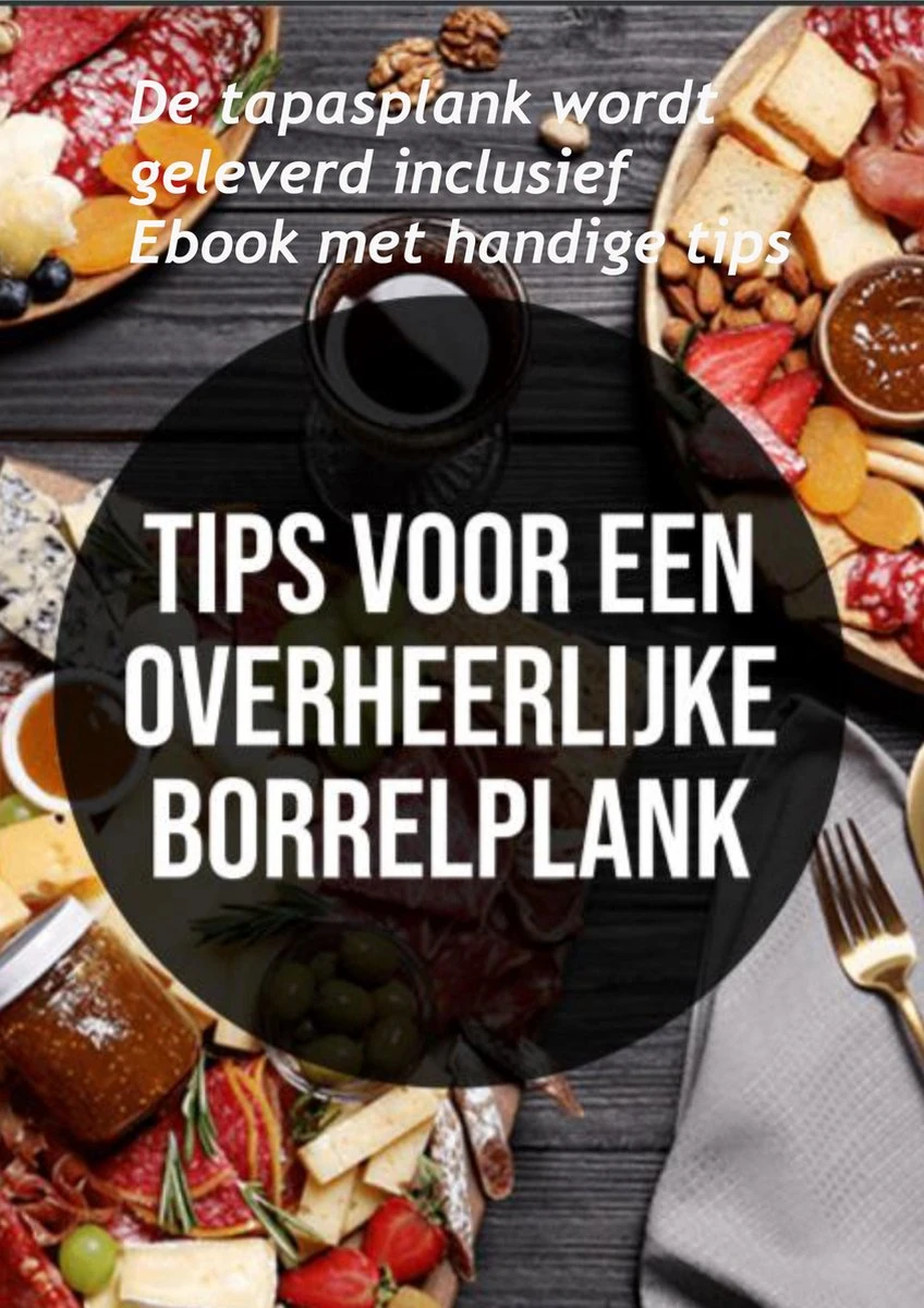 Tapasplank - Borrelplank - Serveerplank - Kaasplank - Hapjesplank - Inclusief Kaasmesjes - Taspasplank Bamboe - Borrelplank Rond - Inclusief Ebook - ø 3 Cm 7 Tapasplank - Borrelplank - Serveerplank - Kaasplank - Hapjesplank - Inclusief Kaasmesjes - Taspasplank Bamboe - Borrelplank Rond - Inclusief Ebook - ø 3 Cm - Afbeelding 5