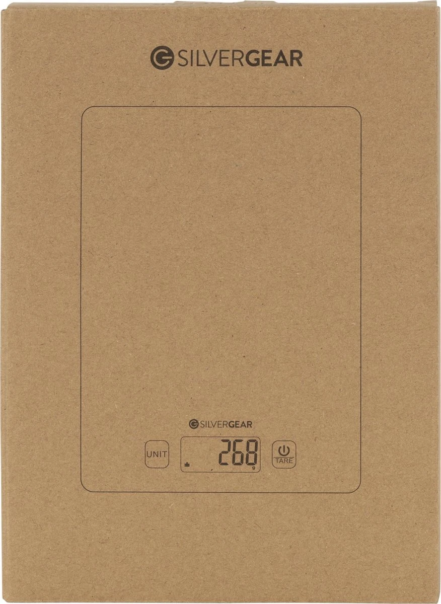 Silvergear Digitale Keukenweegschaal – Zwart – LCD Scherm 8 Silvergear Digitale Keukenweegschaal – Zwart – LCD Scherm - Afbeelding 6