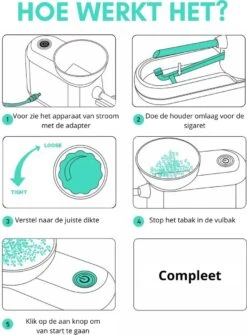 Light Up® Elektrische Sigarettenmaker Donkerblauw - Sigarettenmakers - Electrische Sigarettenmachine - Automatische Sigaretten Maker - Electrische Sigarettenvuller 9 Light Up® Elektrische Sigarettenmaker Donkerblauw - Sigarettenmakers - Electrische Sigarettenmachine - Automatische Sigaretten Maker - Electrische Sigarettenvuller -KitchenAids Winkel 885x1200 1