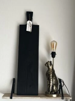 88Wood XL Borrelplank - 100cm - Diep Zwart