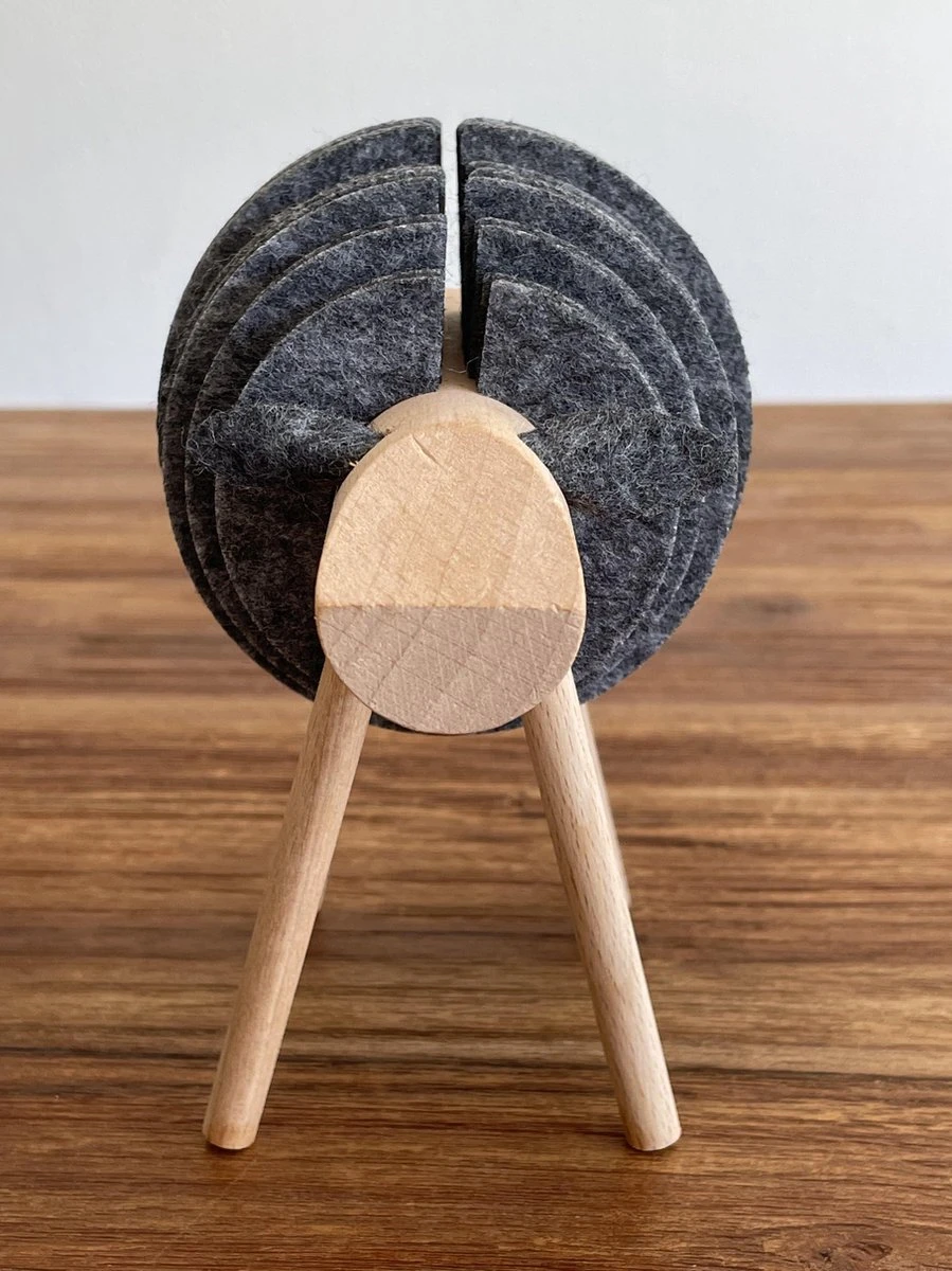 O.N. Der Zetter - Onderzetters Voor Glazen - Houten Rendier XL Met 12 Vilten Onderzetters - Groot - Rond - Donkergrijs - Bruin - Decoratie - Hittebestendig - Housewarming - Afscheid - Kado - Verjaardag - Man - Vrouw - Pasen Cadeau Feest Uniek 25 Euro 8 O.N. Der Zetter - Onderzetters Voor Glazen - Houten Rendier XL Met 12 Vilten Onderzetters - Groot - Rond - Donkergrijs - Bruin - Decoratie - Hittebestendig - Housewarming - Afscheid - Kado - Verjaardag - Man - Vrouw - Pasen Cadeau Feest Uniek 25 Euro - Afbeelding 6