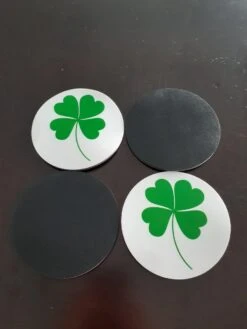 Akyol - Klavertje Vier Onderzetters - Klaver Vier Onderzetter - Antislip Onderzetter - 4 Stuks -KitchenAids Winkel 900x1200 20