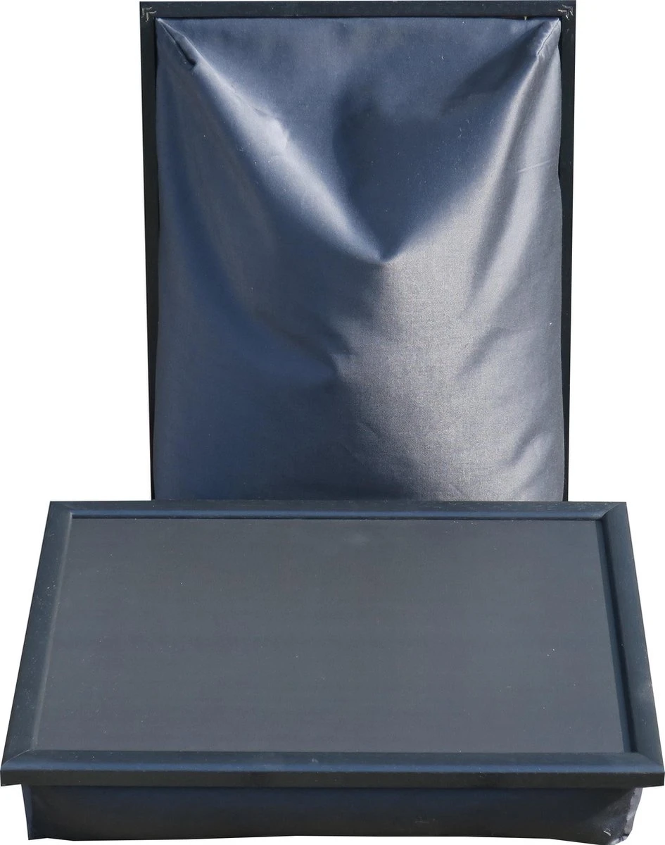 Andrews Laptray, Schoottafel, Schootkussen, Laptoptafel, Dienblad Met Kussen Effen Zwart 3 Andrews Laptray, Schoottafel, Schootkussen, Laptoptafel, Dienblad Met Kussen Effen Zwart