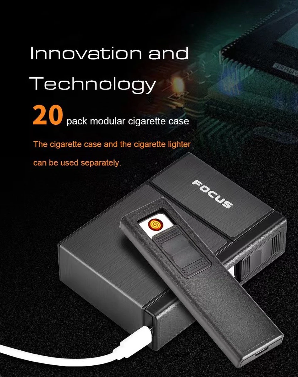 Sigarettenhouder |sigaretten Box | Sigaretten Doosje Met Aansteker | Sigaretten Opbergdoosje | Sigaretten Doosje 20 Stuks |sigaretten Koker | Sigaretten Doosje Metaal | Sigaretten Doosje Zwart| Sigaretten Etui | FOCUS + USB Kabul 9 Sigarettenhouder |sigaretten Box | Sigaretten Doosje Met Aansteker | Sigaretten Opbergdoosje | Sigaretten Doosje 20 Stuks |sigaretten Koker | Sigaretten Doosje Metaal | Sigaretten Doosje Zwart| Sigaretten Etui | FOCUS + USB Kabul - Afbeelding 7