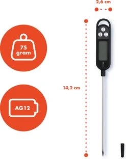 Captain Cook Keukenthermometer - Inclusief E-Kookboek - Vleesthermometer - BBQ Thermometer- Suikerthermometer - Kernthermometer -KitchenAids Winkel 949x1200 1