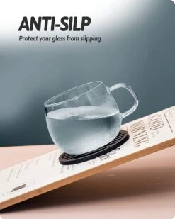 BOTC Onderzetters Met Houder - Siliconen Onderzetters Set Van 4 - Onderleggers Voor Glazen - Glasonderzetters Voor Op Tafel - Coasters -KitchenAids Winkel 960x1200 3