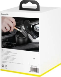 Baseus - Premium Auto Asbak + LED Light - Vlambestendig - Car Ashtray - Zwart -KitchenAids Winkel 961x1200 2
