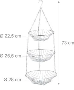 Relaxdays Hangende Fruitmand - Fruitschaal - Etagere Fruit - Hangmand - Draad - 3 Etages 17 Relaxdays Hangende Fruitmand - Fruitschaal - Etagere Fruit - Hangmand - Draad - 3 Etages -KitchenAids Winkel 987x1200 1