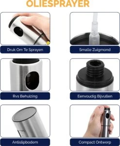 PROKING Olijfolie Sprayer - BBQ Fles Verstuiver - Airfryer Keuken Spray - Kokos Olie - Olijf Olie -KitchenAids Winkel 987x1200 2