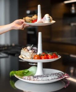 Koziol Babell Etagere - 3 Laags - Large - Wit -KitchenAids Winkel 990x1200